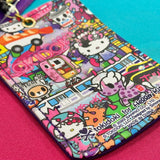 tokidoki x Hello Kitty "Midnight Metropolis" Card Case w/ Key Reel