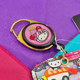 tokidoki x Hello Kitty "Midnight Metropolis" Card Case w/ Key Reel