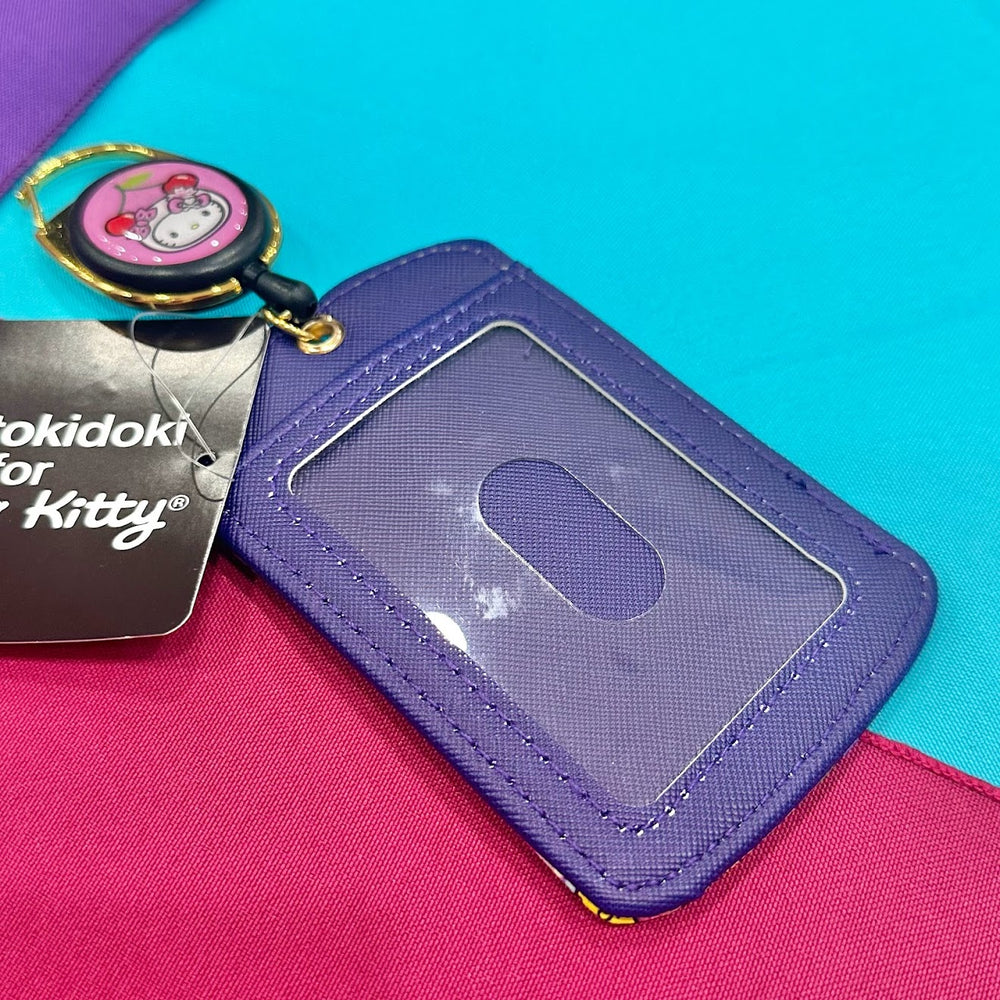 tokidoki x Hello Kitty "Midnight Metropolis" Card Case w/ Key Reel