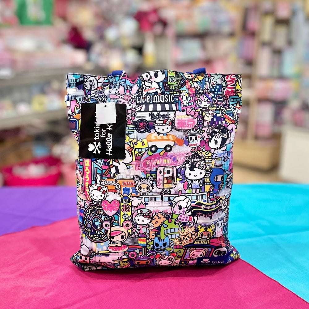 tokidoki x Hello Kitty "Midnight Metropolis" Tote Bag
