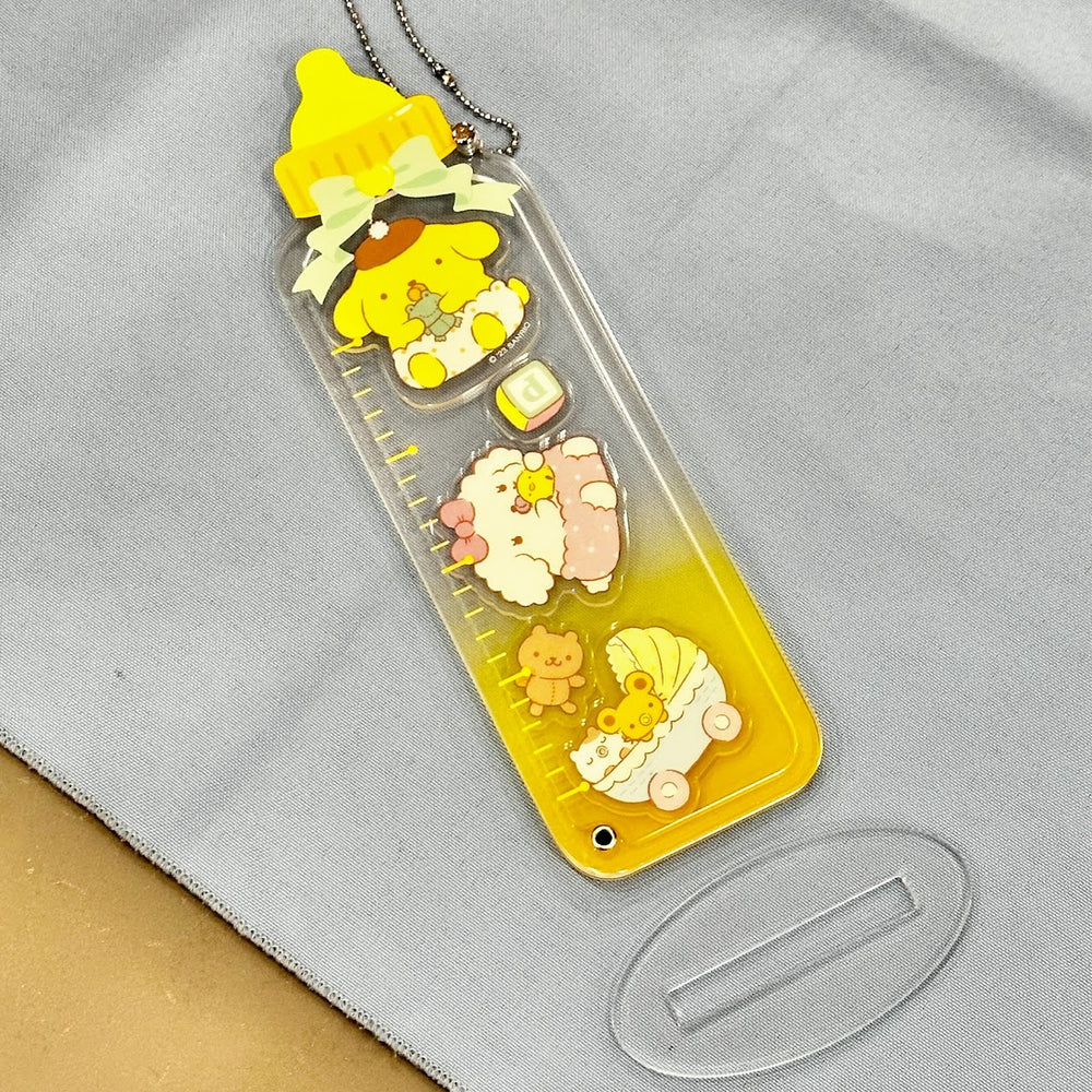 Pompompurin "Baby Bottle" Acrylic Keychain