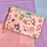 tokidoki x Hello Kitty & Friends "Sakura Festival" Zip Pouch Wristlet