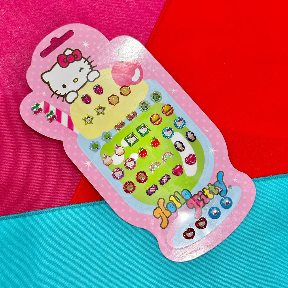 Hello Kitty "Float" Stick-On Earrings (Pink)