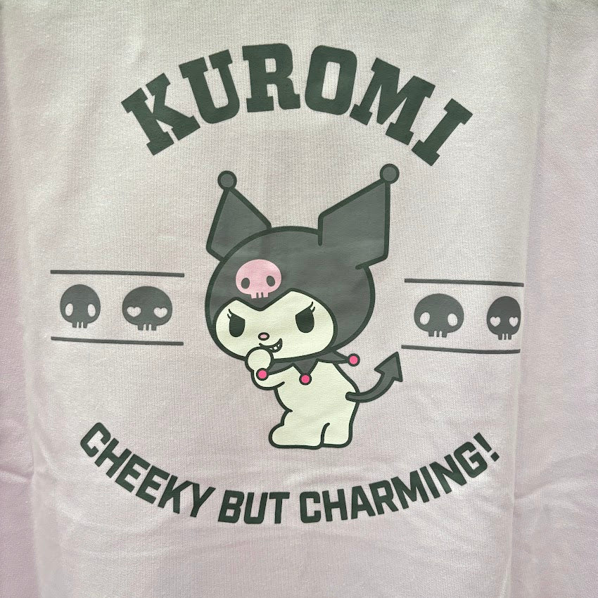 Kuromi Half Zip Up Sweatshirt