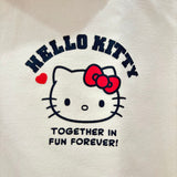 Hello Kitty Half Zip Up Sweatshirt