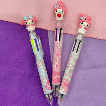 My Melody 6-Color Ballpoint Pen