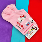 Hello Kitty "Face" Non Slip Ankle Socks