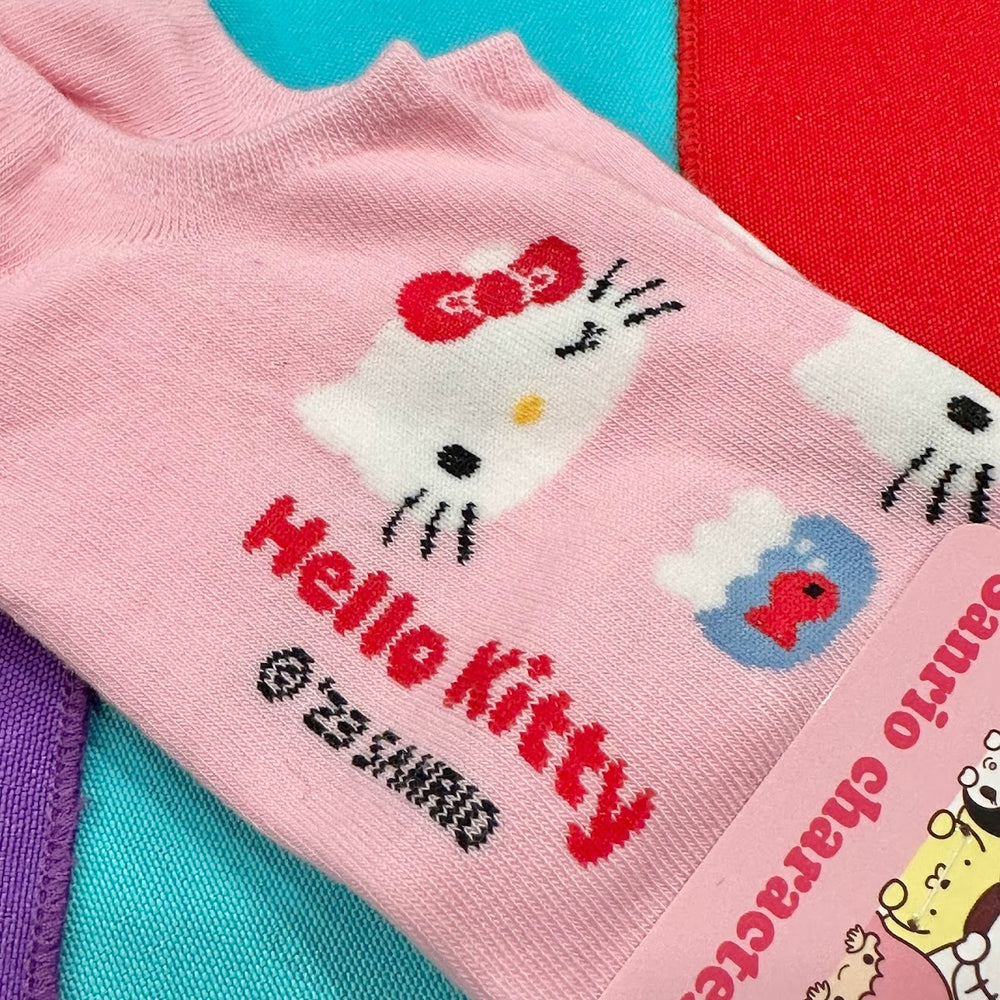 Hello Kitty "Face" Non Slip Ankle Socks