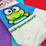 Keroppi "Color Block" Mascot Socks