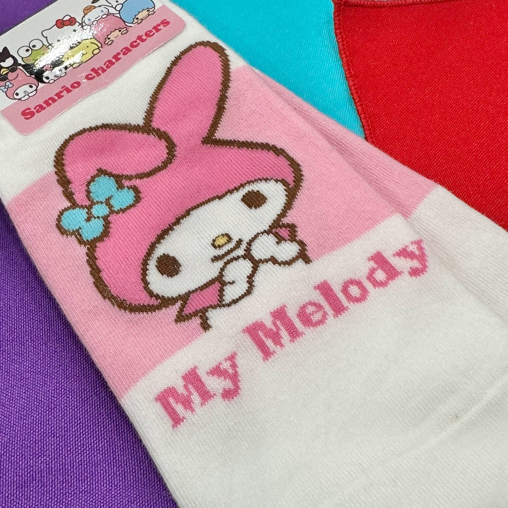 My Melody "Color Block" Mascot Socks