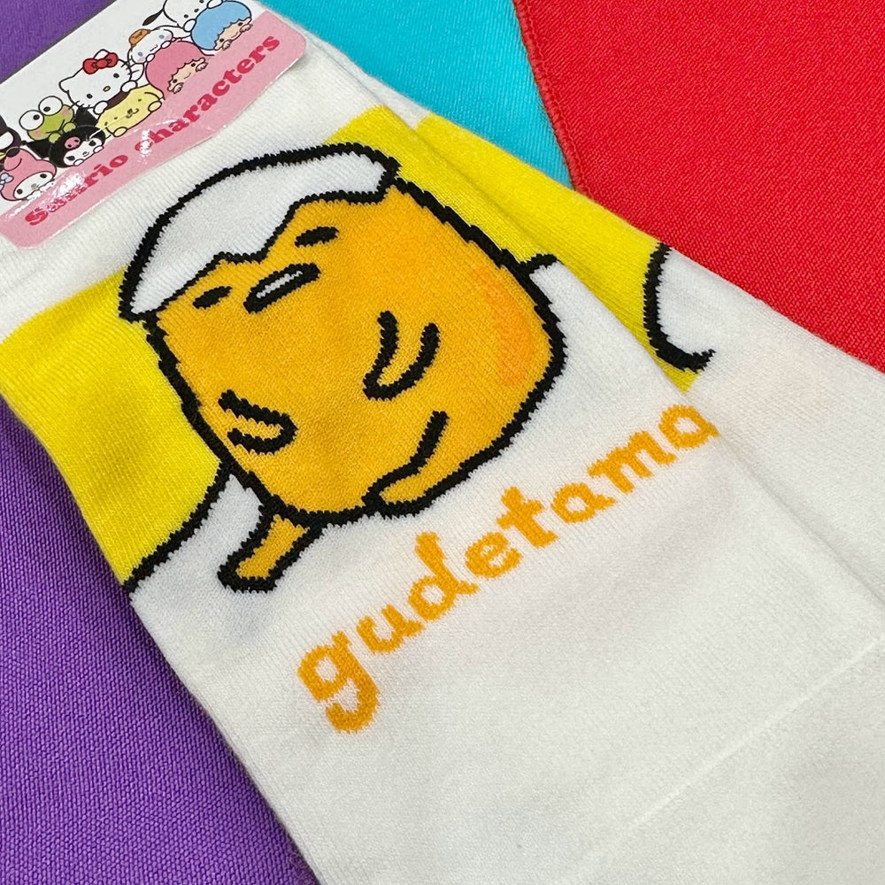 Gudetama "Color Block" Mascot Socks