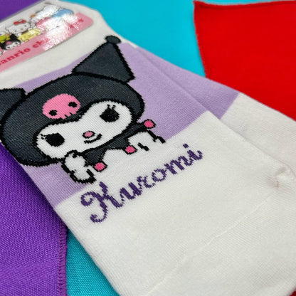 Kuromi "Color Block" Mascot Socks