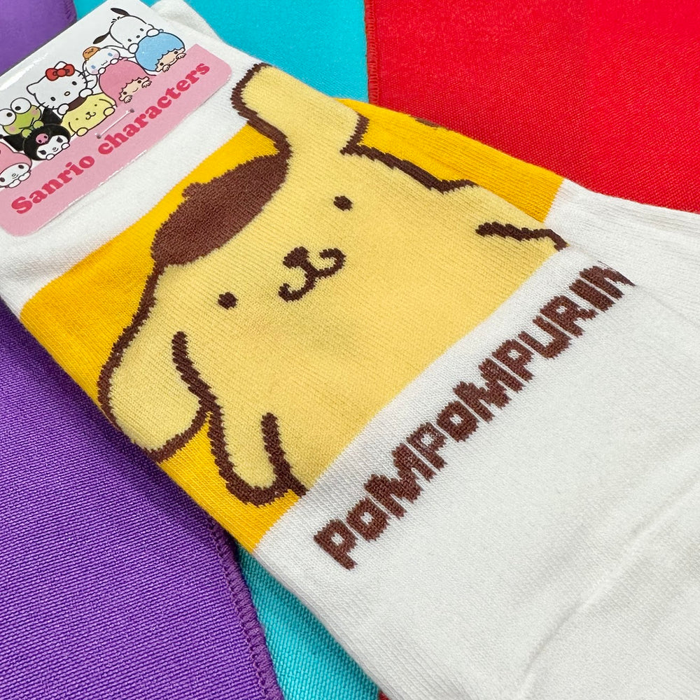 Pompompurin "Color Block" Mascot Socks