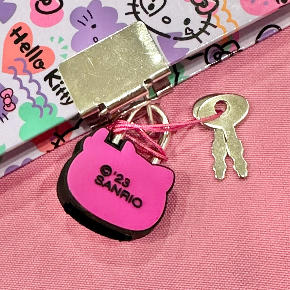 Hello Kitty "Colorful Graffiti" Locking Diary