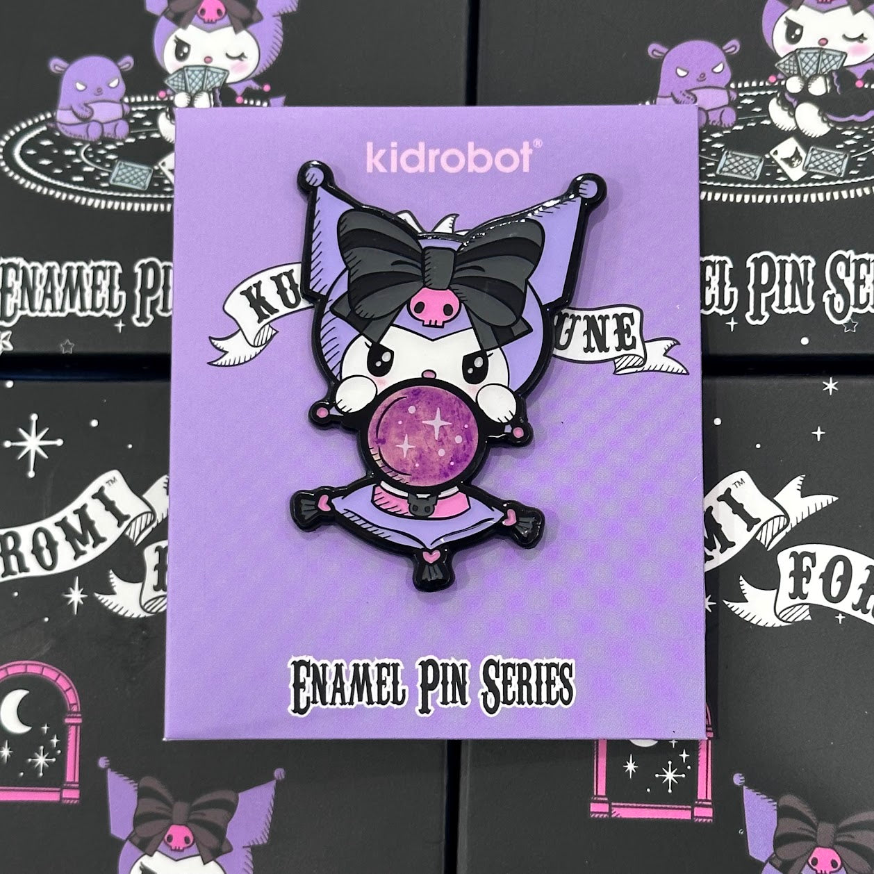 kidrobot x Kuromi "Fortune" Enamel Pins