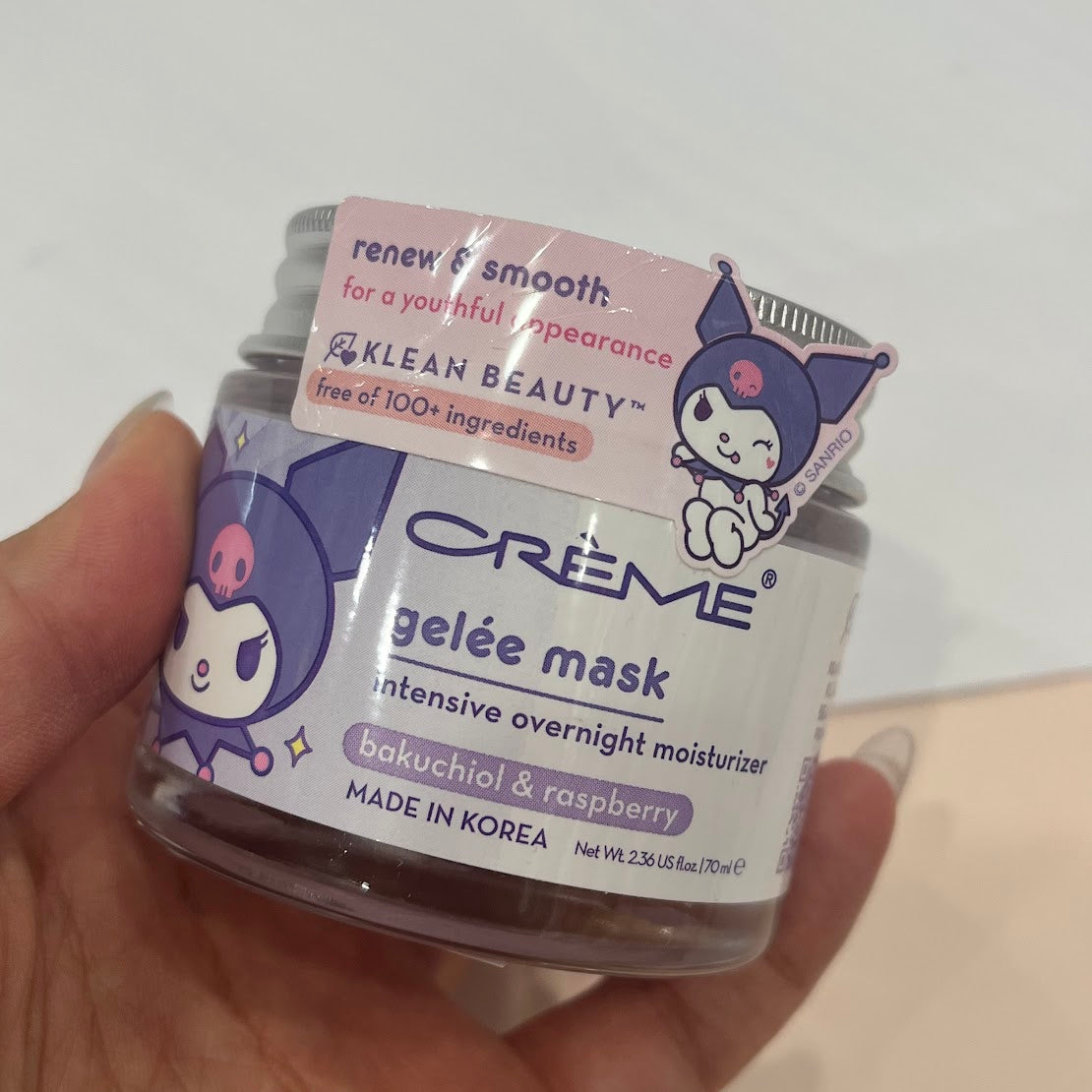The Creme Shop x Kuromi Clean Beauty Gelee Mask