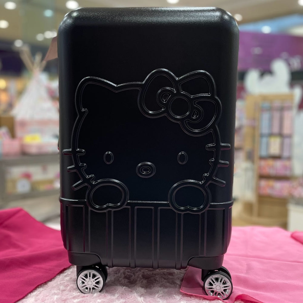 Hello Kitty Ful 21in Black Molded Luggage [NOT AVAILABLE TO SHIP]