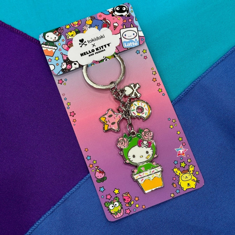 Tokidoki Kuromi Black Ribbon Mascot Mirror with Keychain