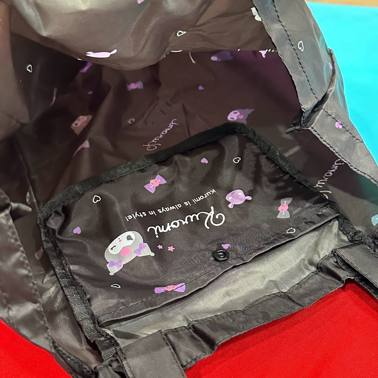 Kuromi "Logo" Medium Reusable Shopping Bag