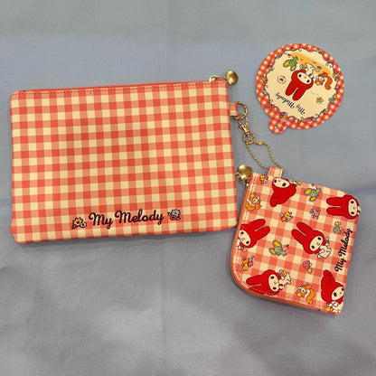 My Melody 2pc Flat Pouch Set