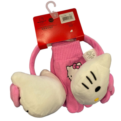 Hello Kitty "3D Plush" Earmuffs & Glove Set