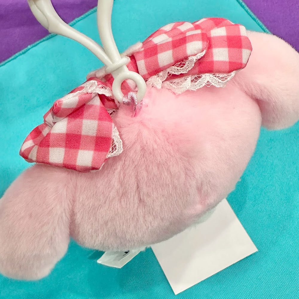 My Melody "Gingham" Mascot Clip On Plush