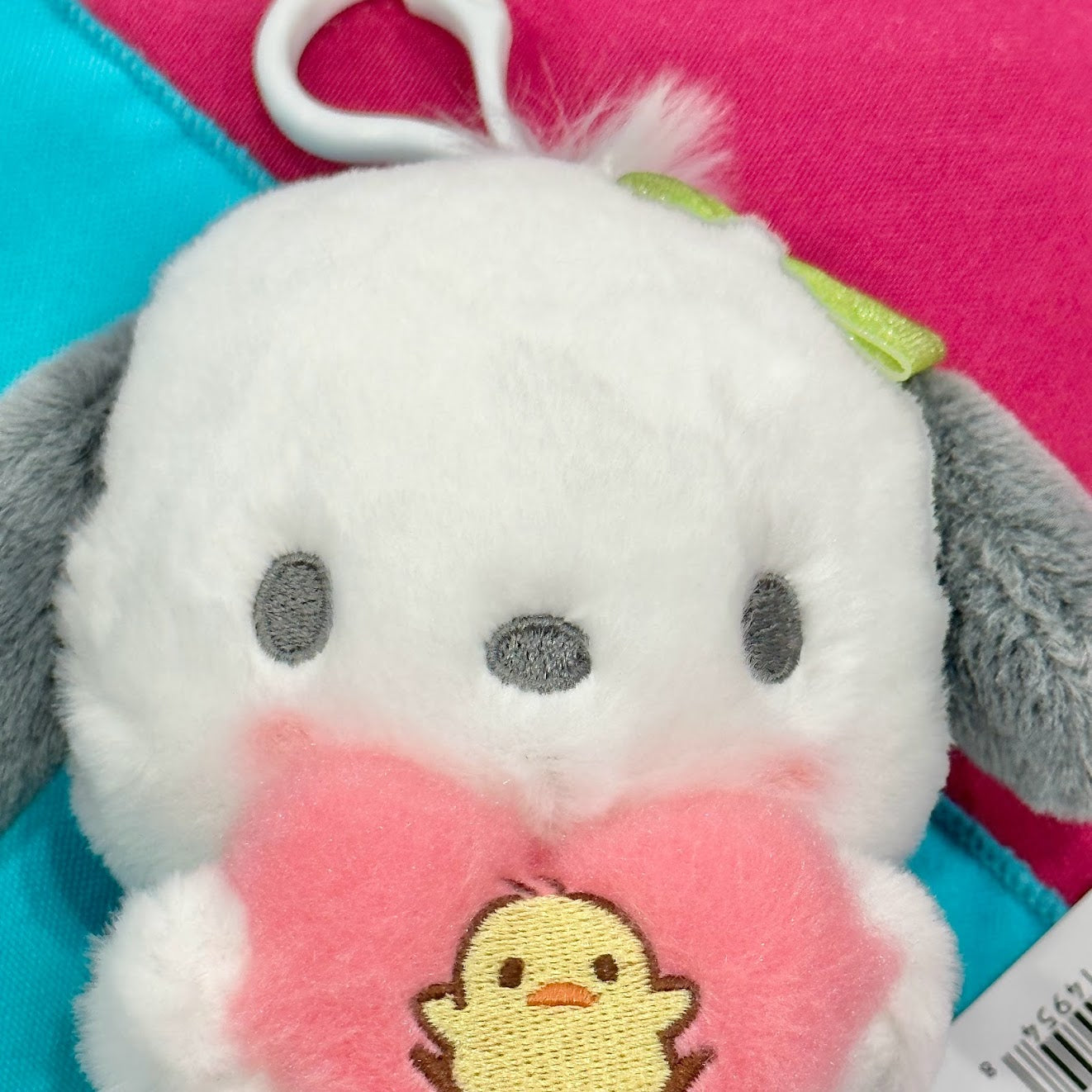 Pochacco "Heart" Mascot Clip On Plush