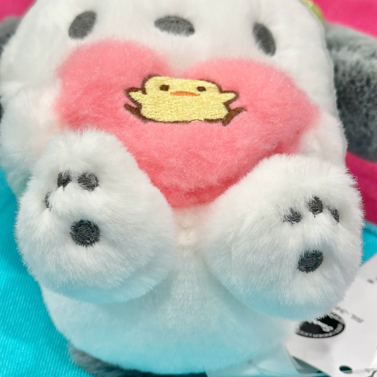 Pochacco "Heart" Mascot Clip On Plush