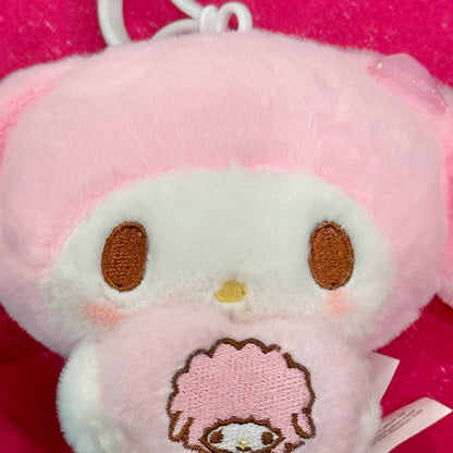 My Melody "Heart" Mascot Clip On Plush