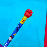 Hello Kitty Pencil w/ Eraser "Rock, Paper, Scissors" (Blue)