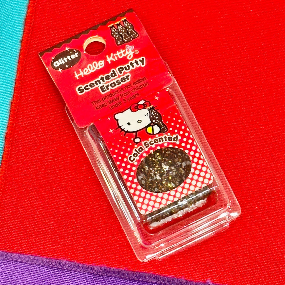 Hello Kitty Glitter Scented Putty Eraser (Cola)