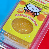 Hello Kitty Glitter Scented Putty Eraser (Orange)