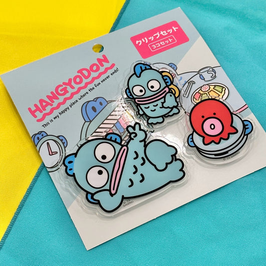 Hangyodon "RM" Die-Cut Clips