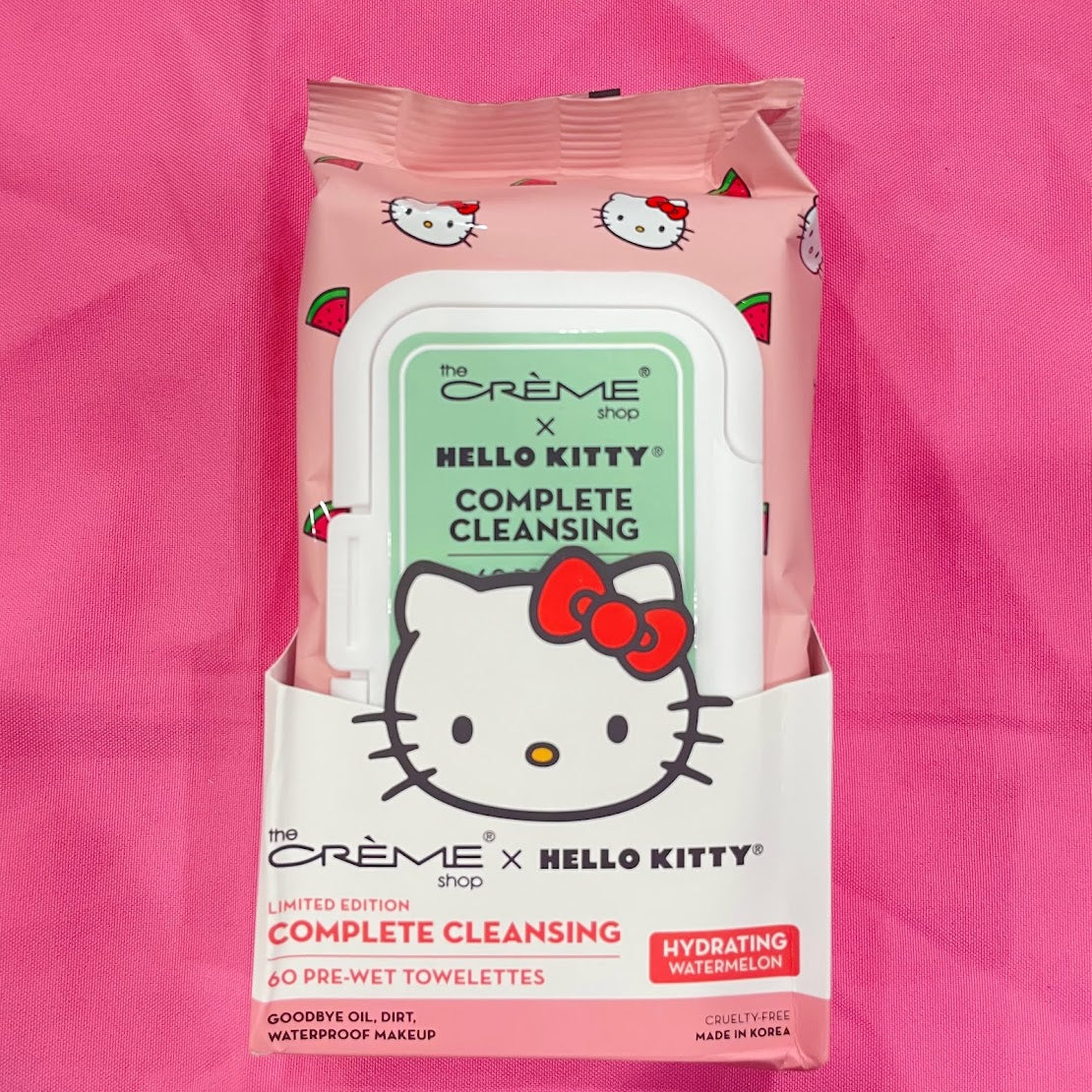 The Creme Shop x My Melody 3-In-1 Complete Cleansing Towelettes