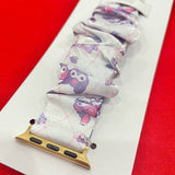 Sonix x Kuromi & My Melody Pastel Flower Scrunchie Apple Watchband