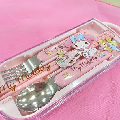 My Melody "Music" Utensil Set