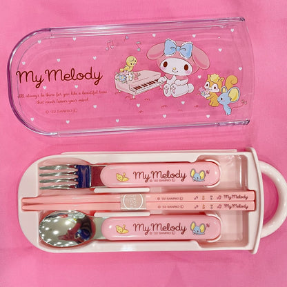 My Melody "Music" Utensil Set