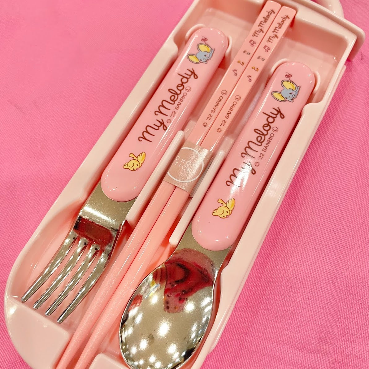 My Melody "Music" Utensil Set