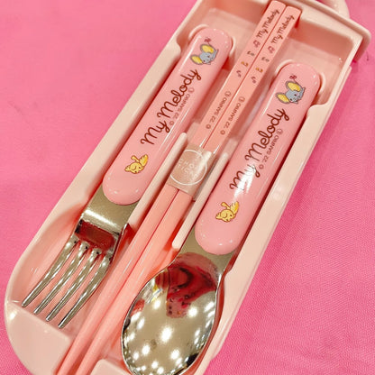 My Melody "Music" Utensil Set