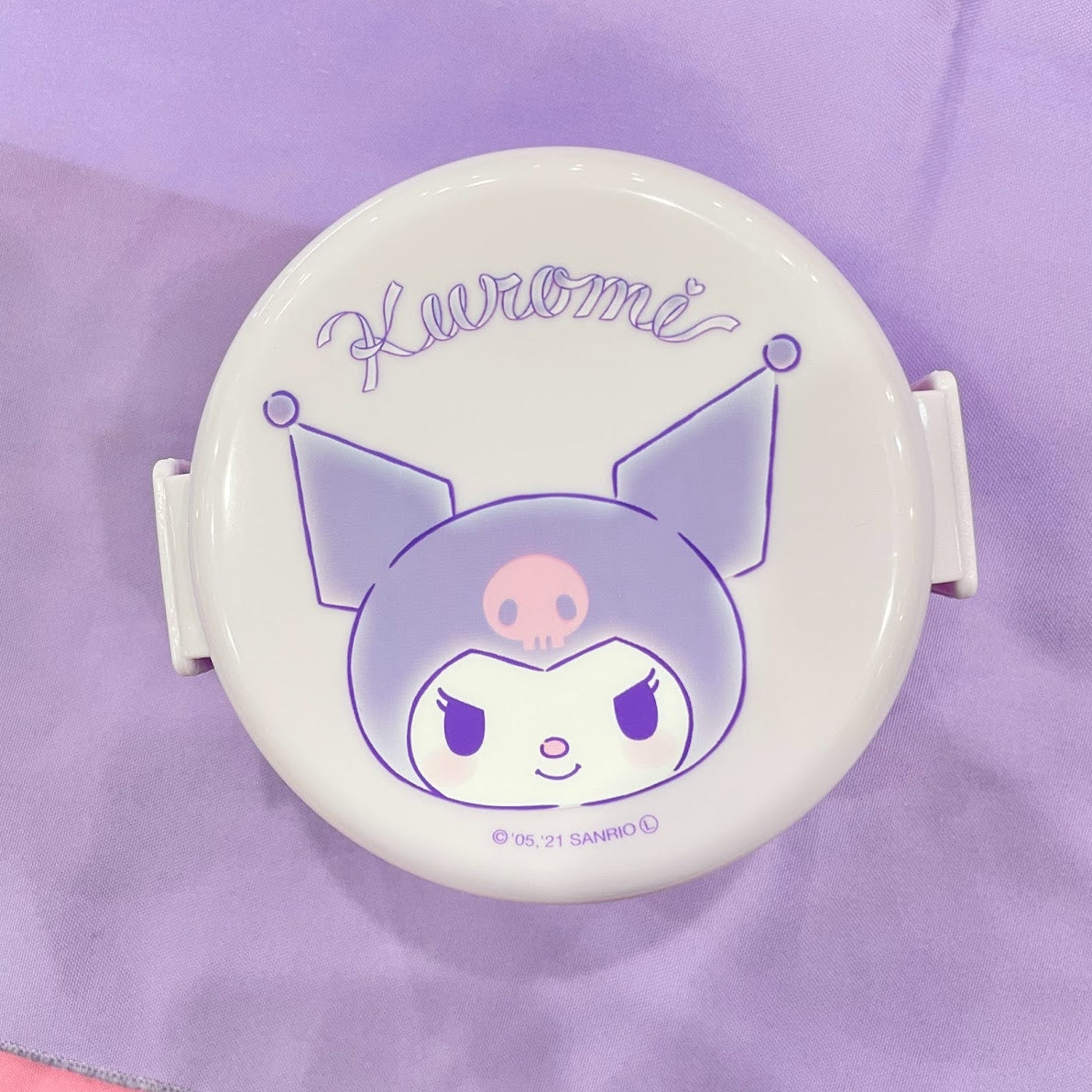 Kuromi Round Bento Lunch Box
