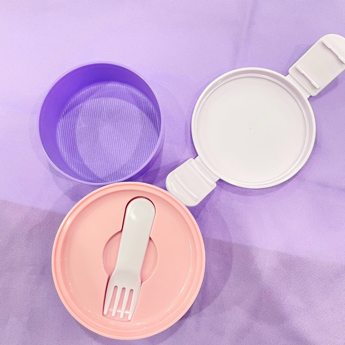 Kuromi Round Bento Lunch Box