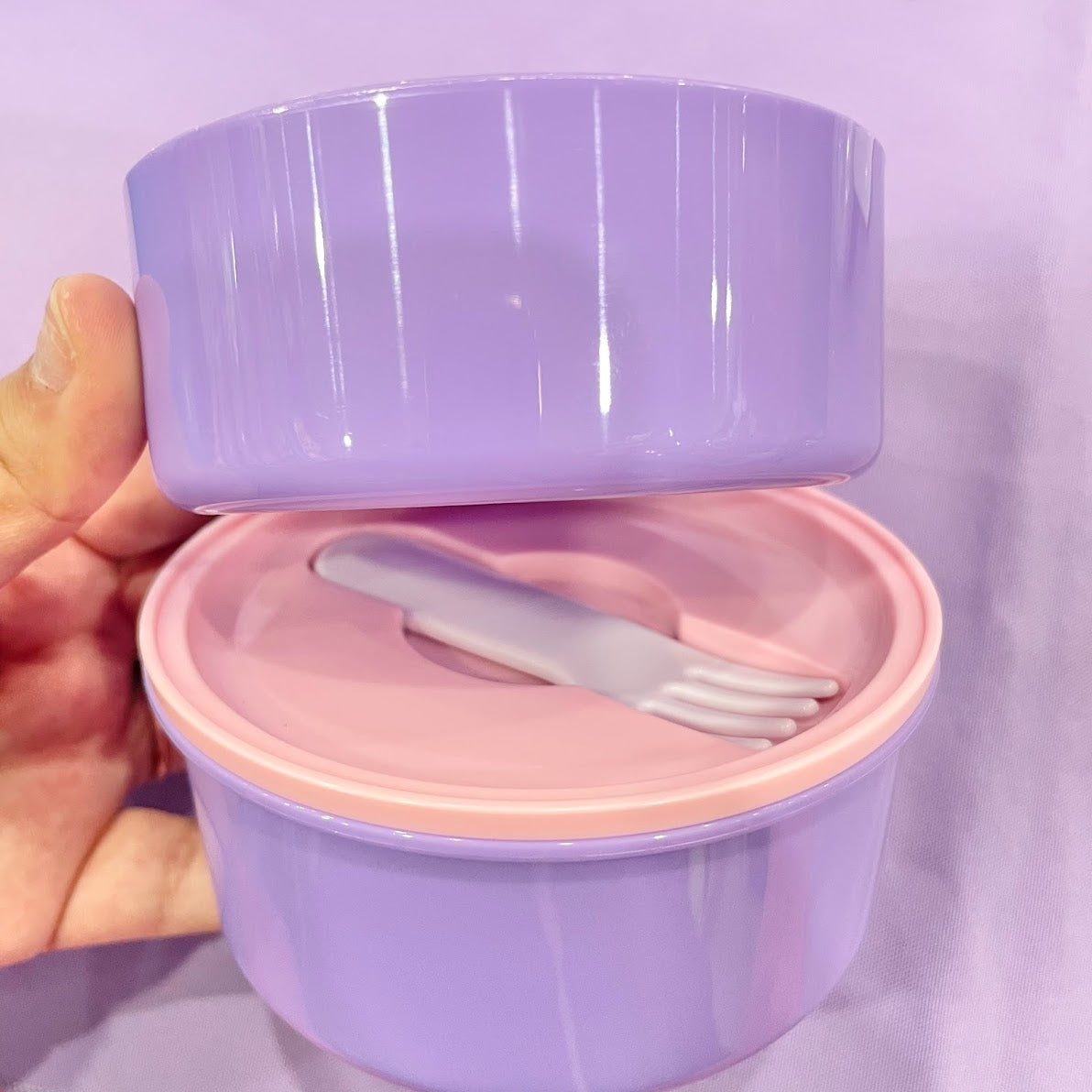 Kuromi Round Bento Lunch Box