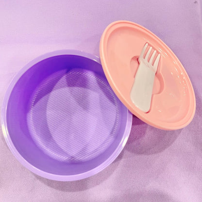 Kuromi Round Bento Lunch Box