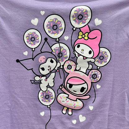 tokidoki x Kuromi & My Melody "Sanrio Balloon Squad" Tee