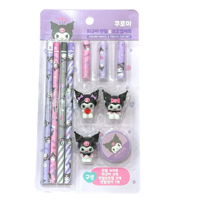 Kuromi Pencil & Cap Cover Set