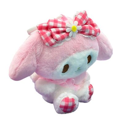 My Melody "Gingham" Mascot Clip On Plush