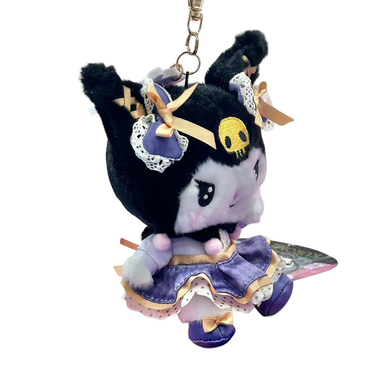 Kuromi Mascot Plush Keychain