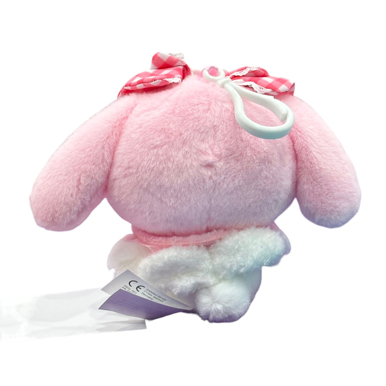 My Melody "Gingham" Mascot Clip On Plush