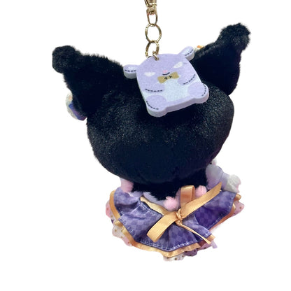 Kuromi Mascot Plush Keychain