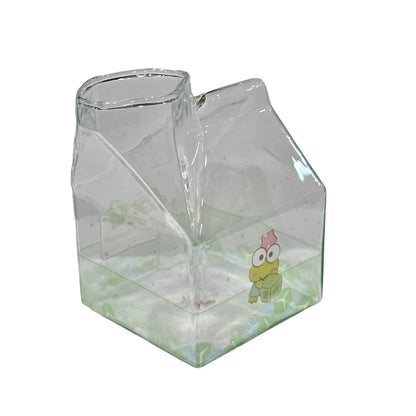 Keroppi Glass Milk Carton [LIMIT]